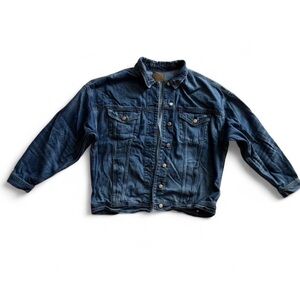 American Eagle Women’s Denim Jacket Medium Wash - Large